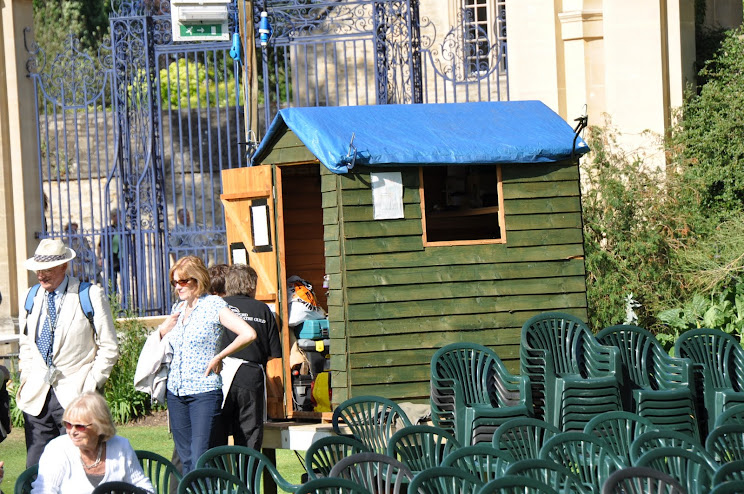 OTG tech booth at Trinity College Gardens