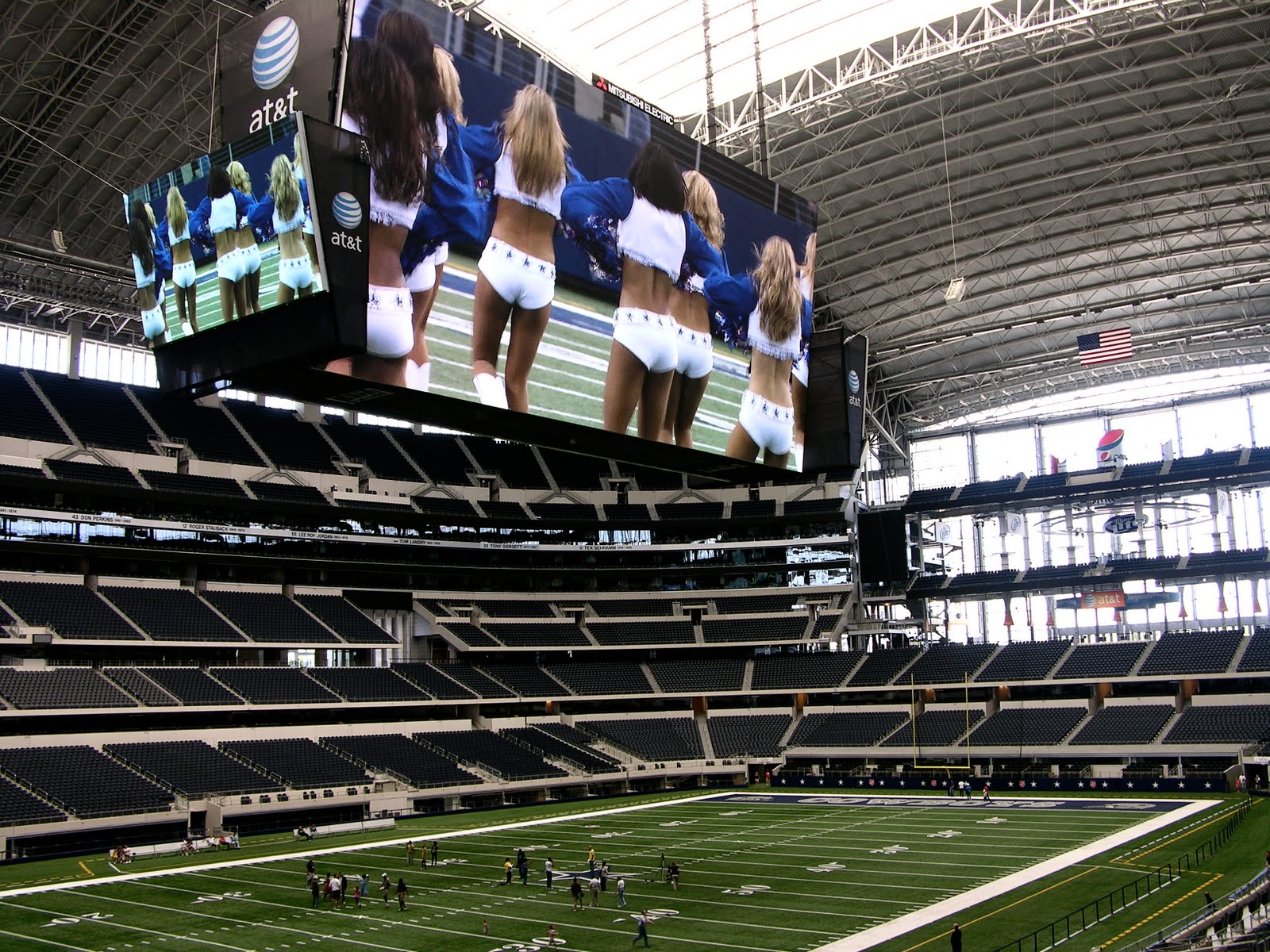 EYE OF THE STORM Cowboys Stadium...