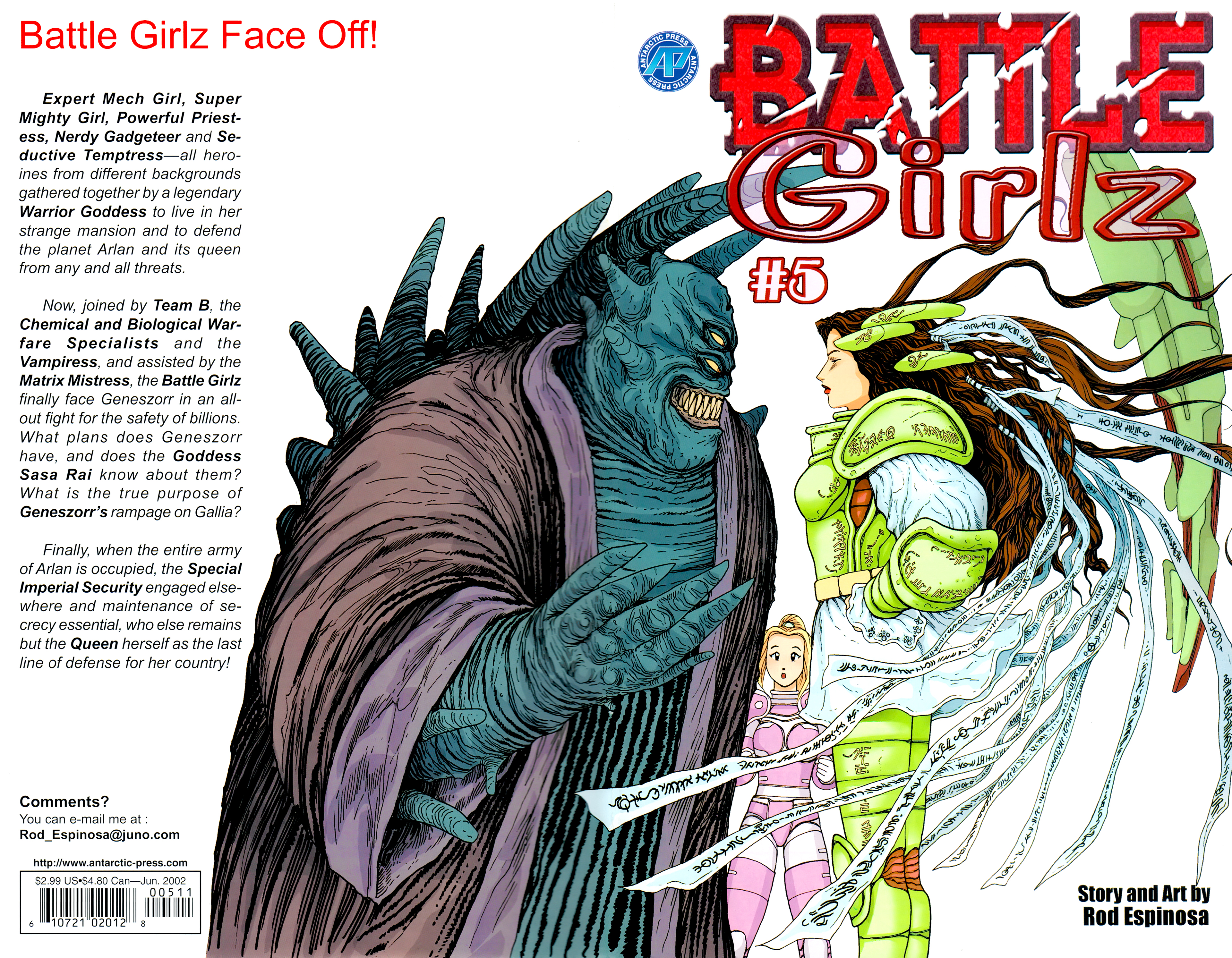 Read online Battle Girlz comic -  Issue #5 - 1