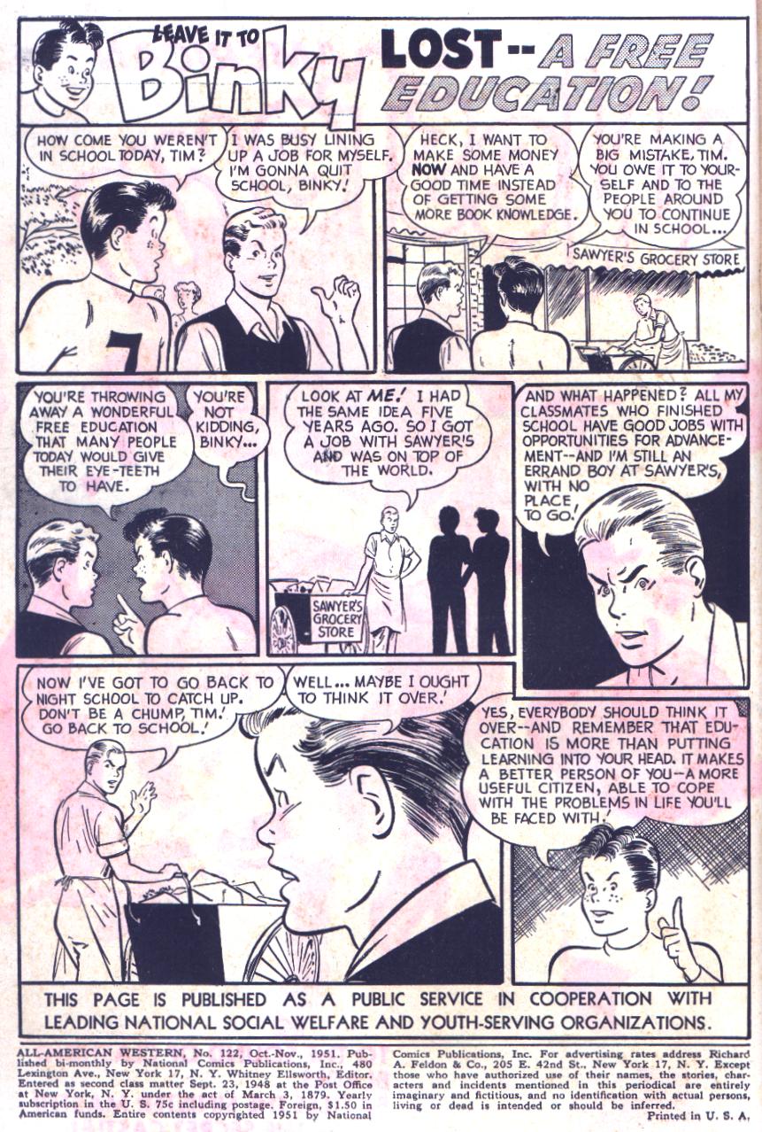 Read online All-American Western comic -  Issue #122 - 2