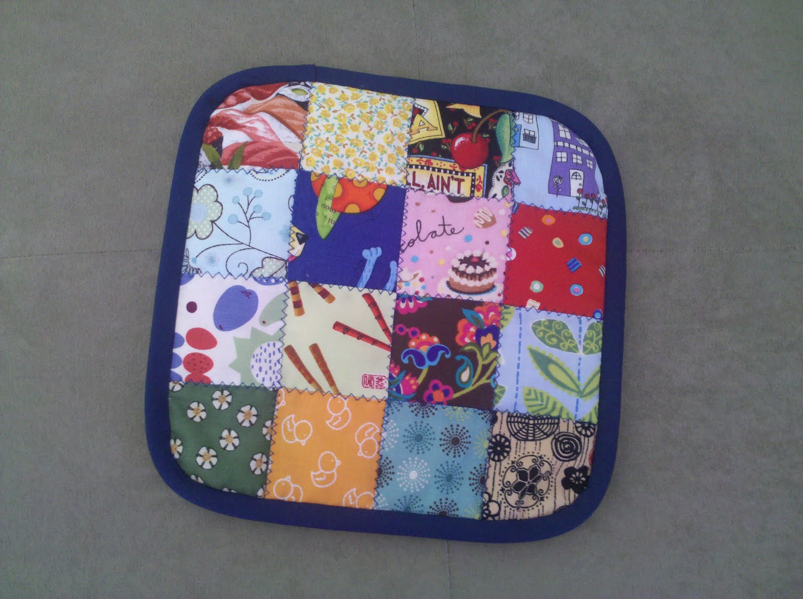 A Creative Journey... Pretty Patchwork Pot Holders (11/50)