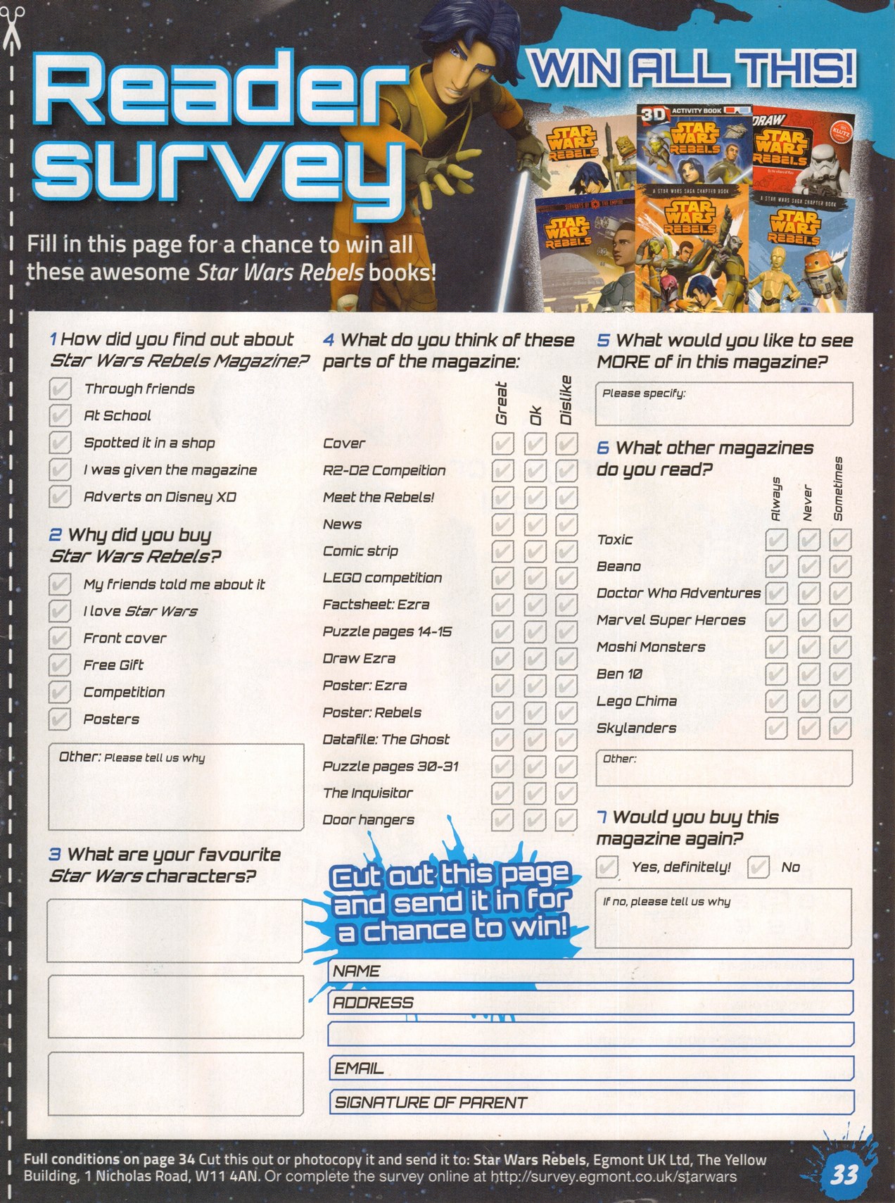 Read online Star Wars Rebels Magazine comic -  Issue #1 - 31