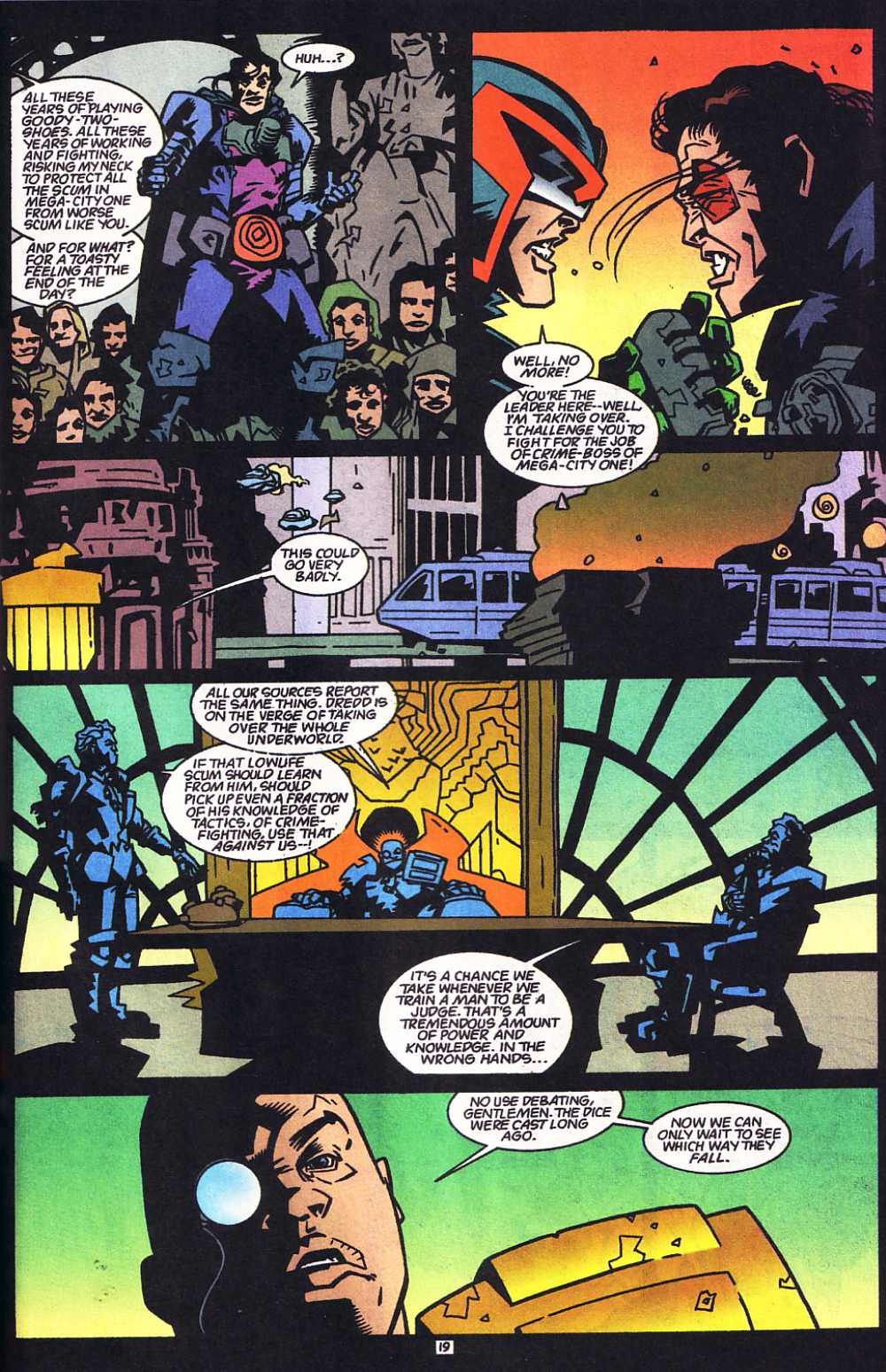 Read online Judge Dredd: Legends of the Law comic -  Issue #9 - 19