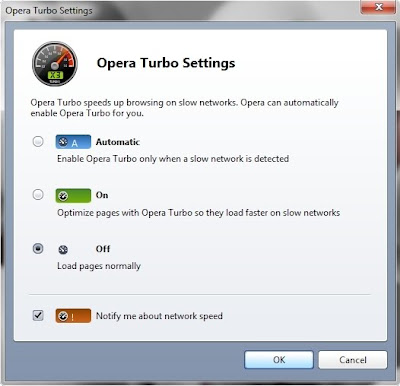 Opera Turbo Panel