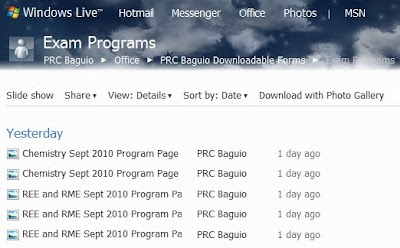 PRC Exam Program