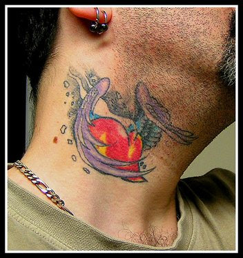 Posted in heart tattoo, neck tattoos, tattoos for men, wings tattoo designs