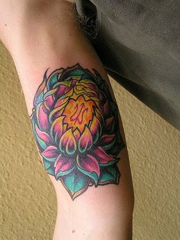 New Flower Tattoo Design 