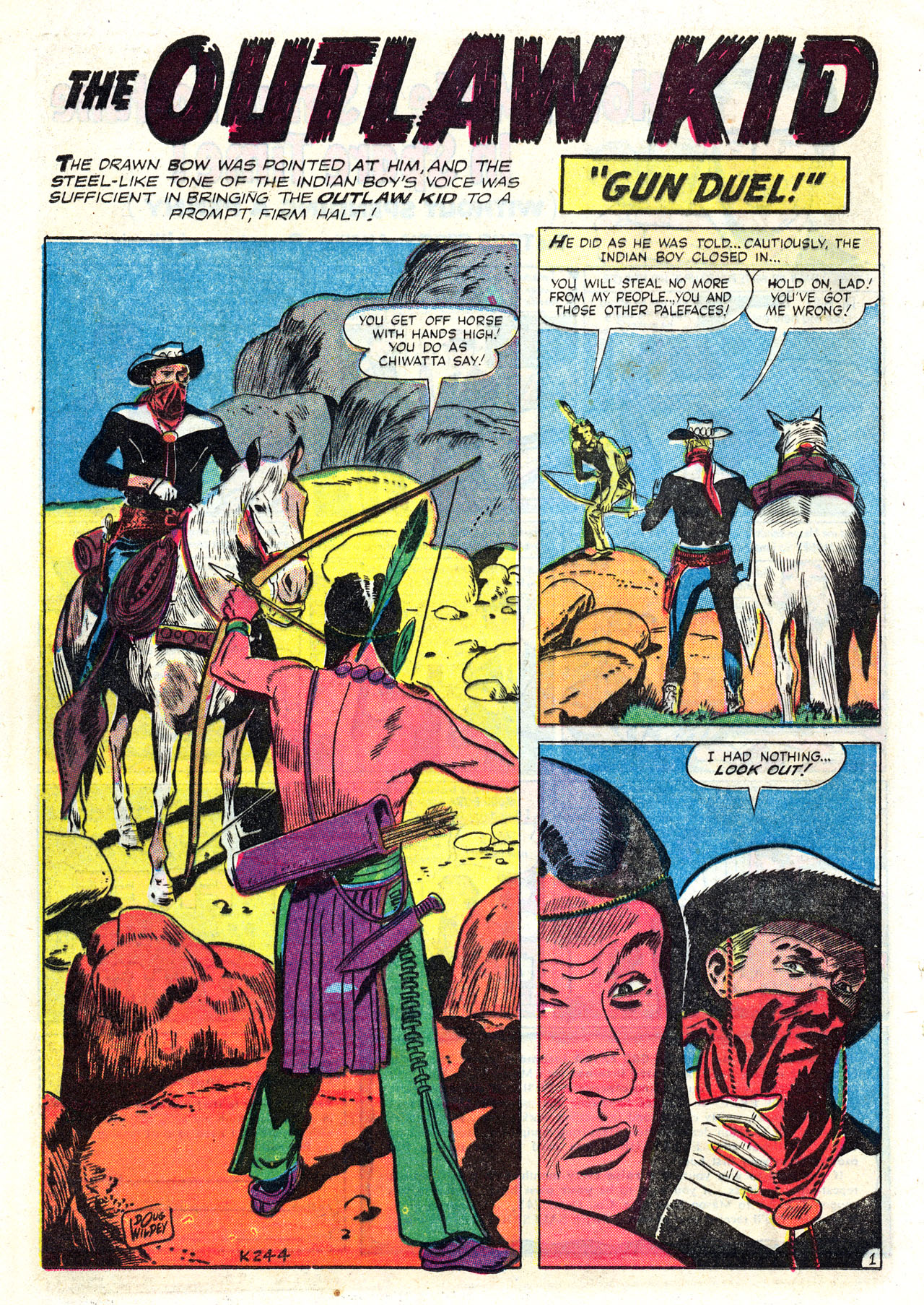 Read online The Outlaw Kid (1954) comic -  Issue #14 - 16