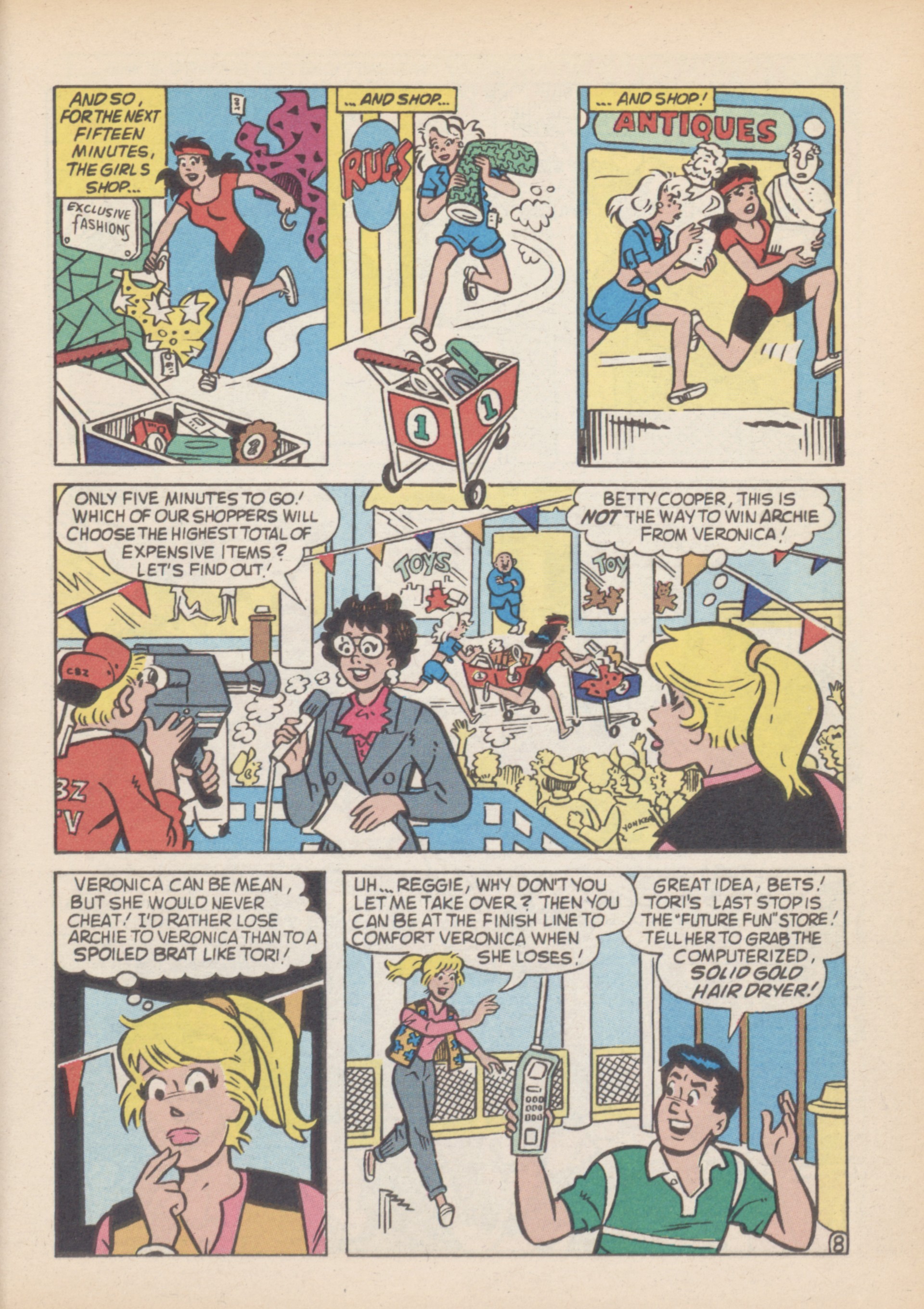 Read online Betty and Veronica Digest Magazine comic -  Issue #96 - 56