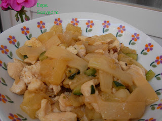  POLLO BAMBU Y PIÑA (variante) 