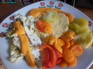  POLLO MARINADO CON VERDURAS DE VERANO 