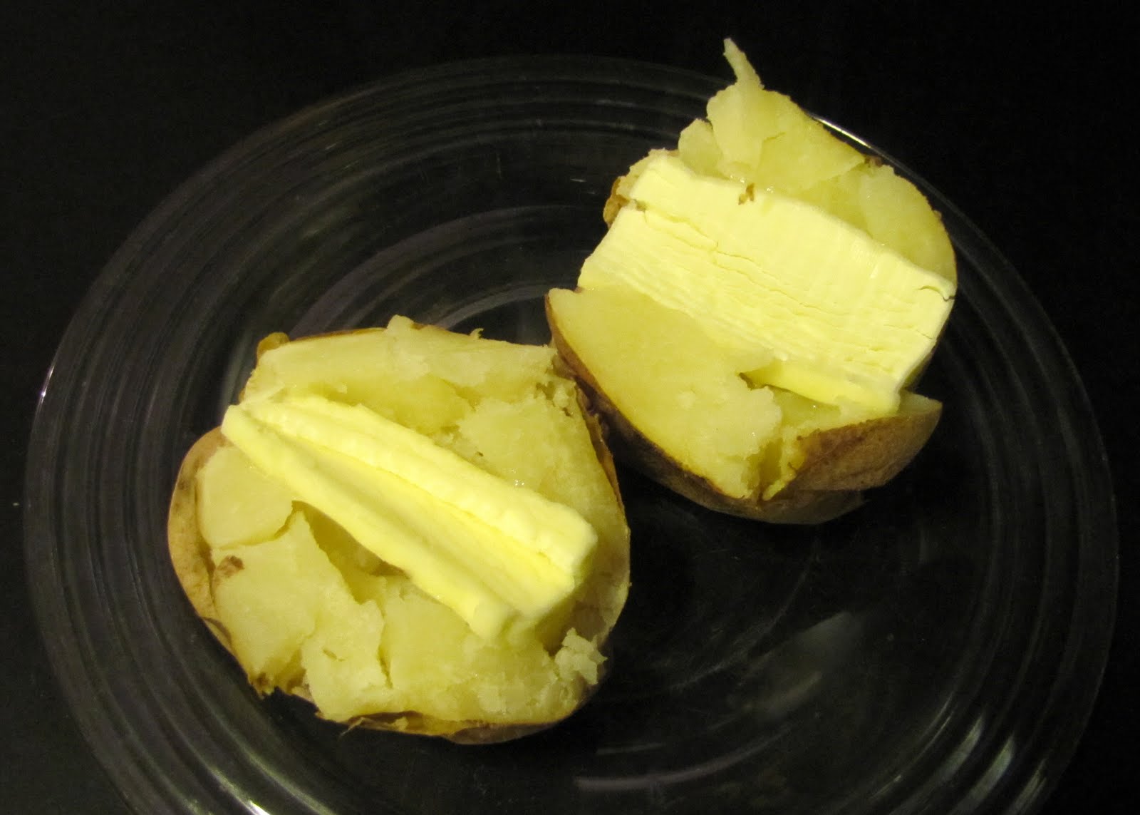 Buttered Bake potato