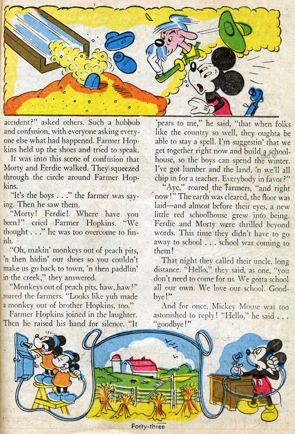 Read online Walt Disney's Comics and Stories comic -  Issue #36 - 45