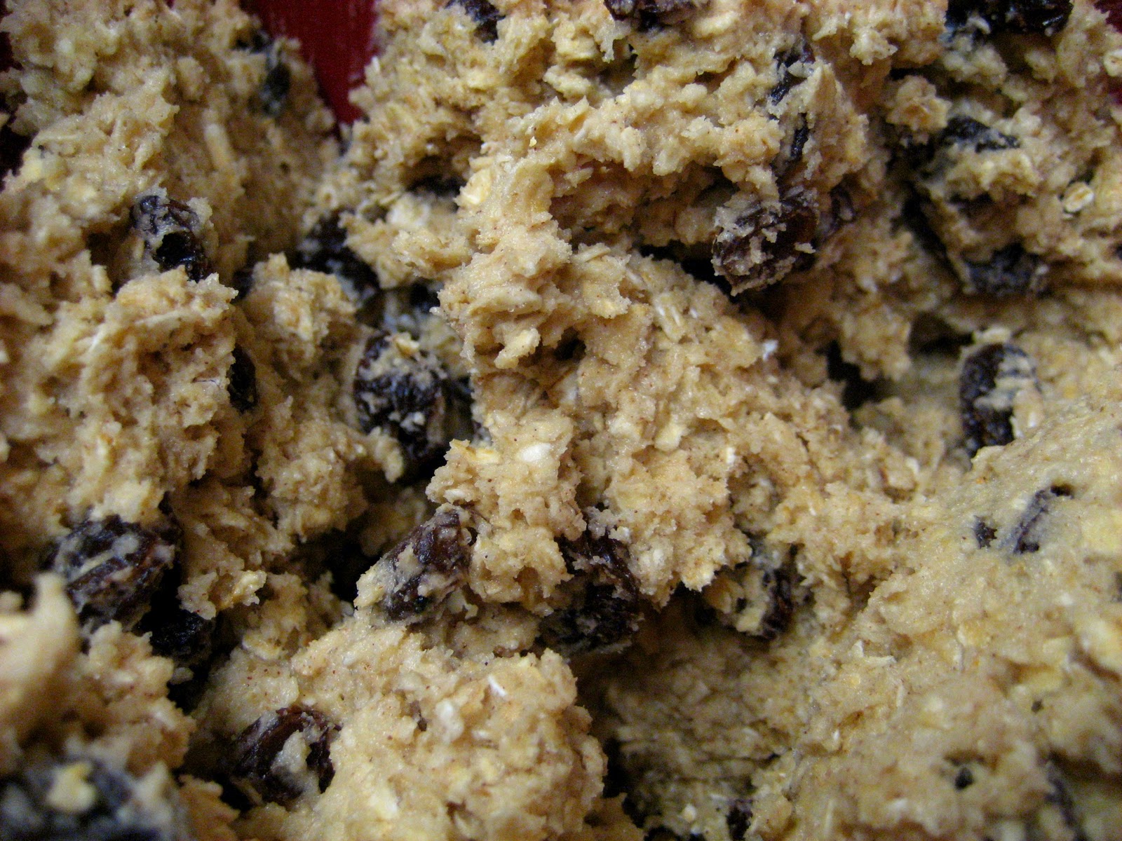 Cooking The Day Away Jazzed up Chewy Oatmeal Raisin Cookies...