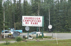 Leaving Sourdough RV Park, Tok, Alaska