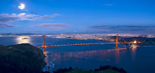 Golden Gate Bridge with the Moon!