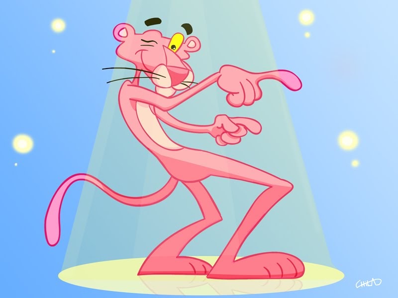 pink puma cartoon
