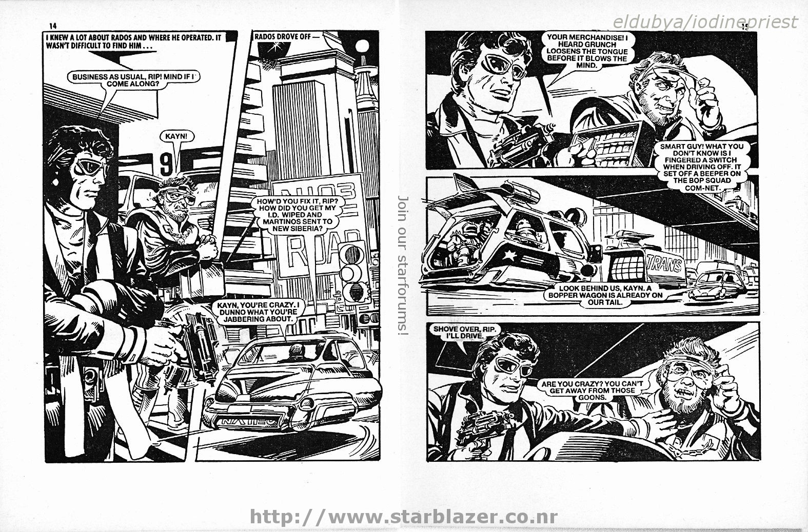 Read online Starblazer comic -  Issue #203 - 9