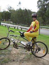 Jan and our Southern Cross Tandem