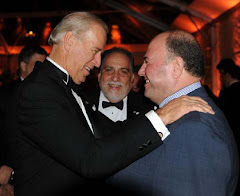 Vice President of USA Joe Biden with Vasilios Bollanos, mayor of Himara and president of Omonoia