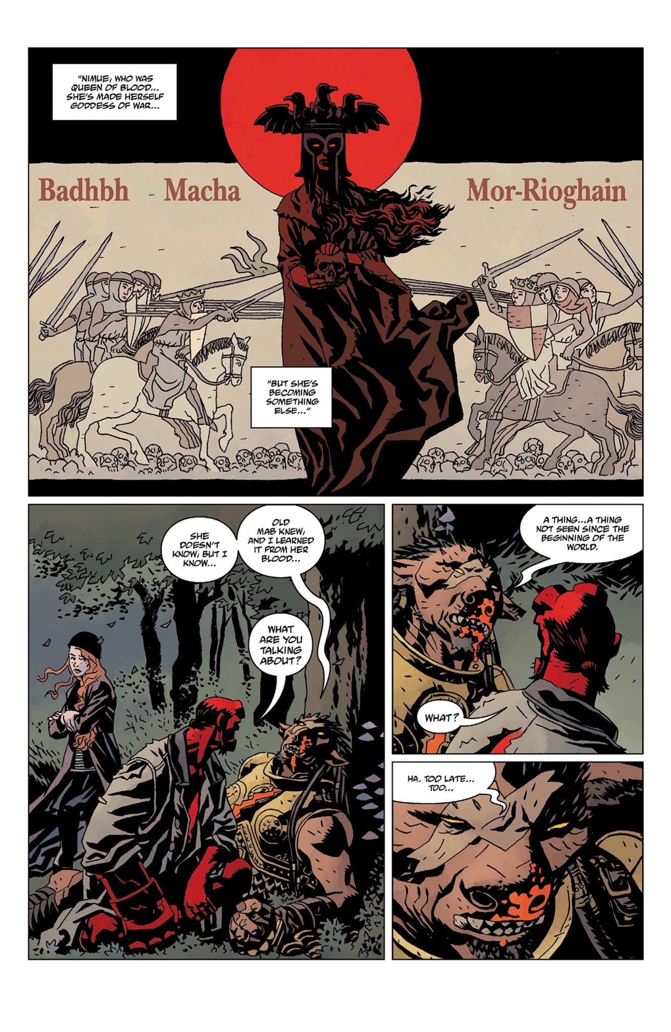 Read online Hellboy: The Storm And The Fury comic -  Issue # TPB - 50