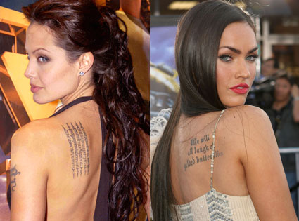 angelina jolie wanted back tattoo. angelina jolie tattoos on ack