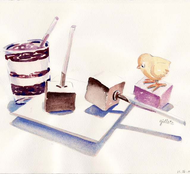 GUIMAUVE watercolor - Paris Breakfasts