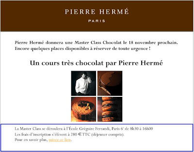 Master class at Pierre Herme