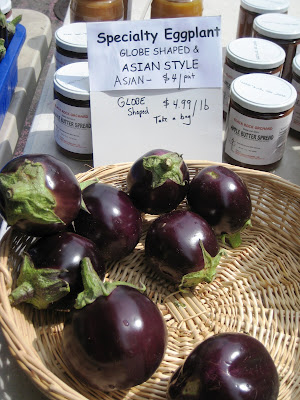 Penn Quarter farmer's market, eggplant