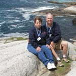 Roger and Barb at Peggy's Cove