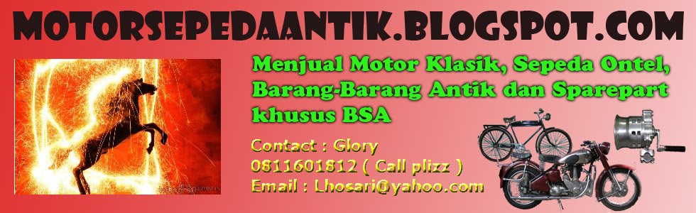 Motor Klasik, Sepeda Ontel dan Barang Antik