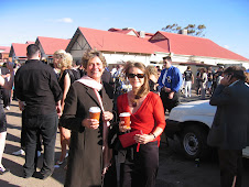 Lorraine and I at the races