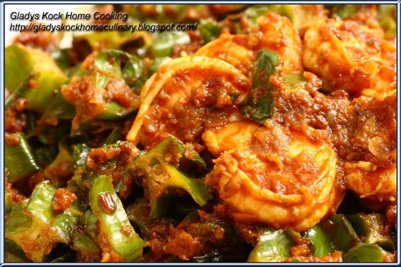 Easy Asian Food Recipes Stirfry FourAngled Beans with Sambal Chilli