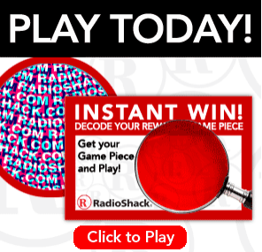 RadioShack Instant Win Game 