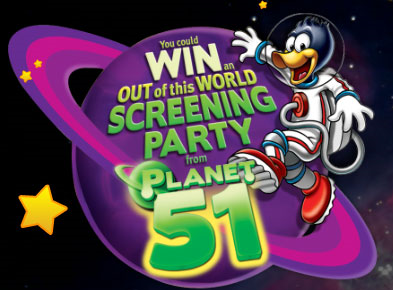 Kid Cuisine Planet 51 Sweepstakes Instant Win Game