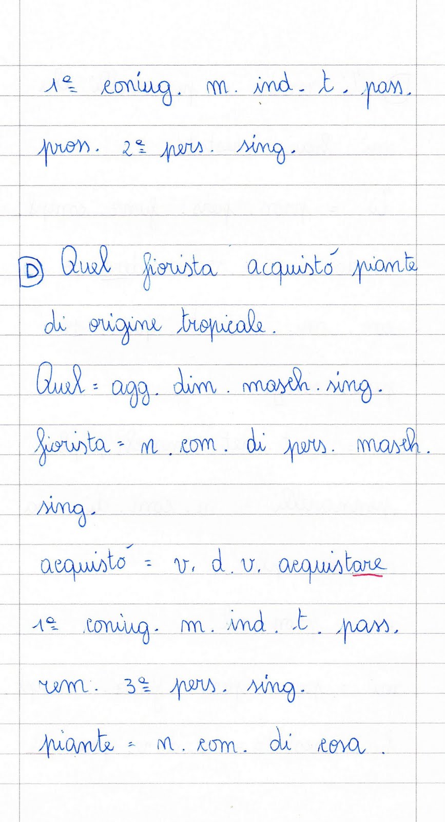 Che Cos è Mia In Analisi Grammaticale