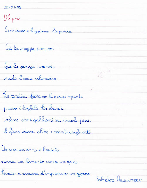Analisi E Comprensione Del Testo Della Poesia Gia La Pioggia E Con Noi Di Salvatore Quasimodo
