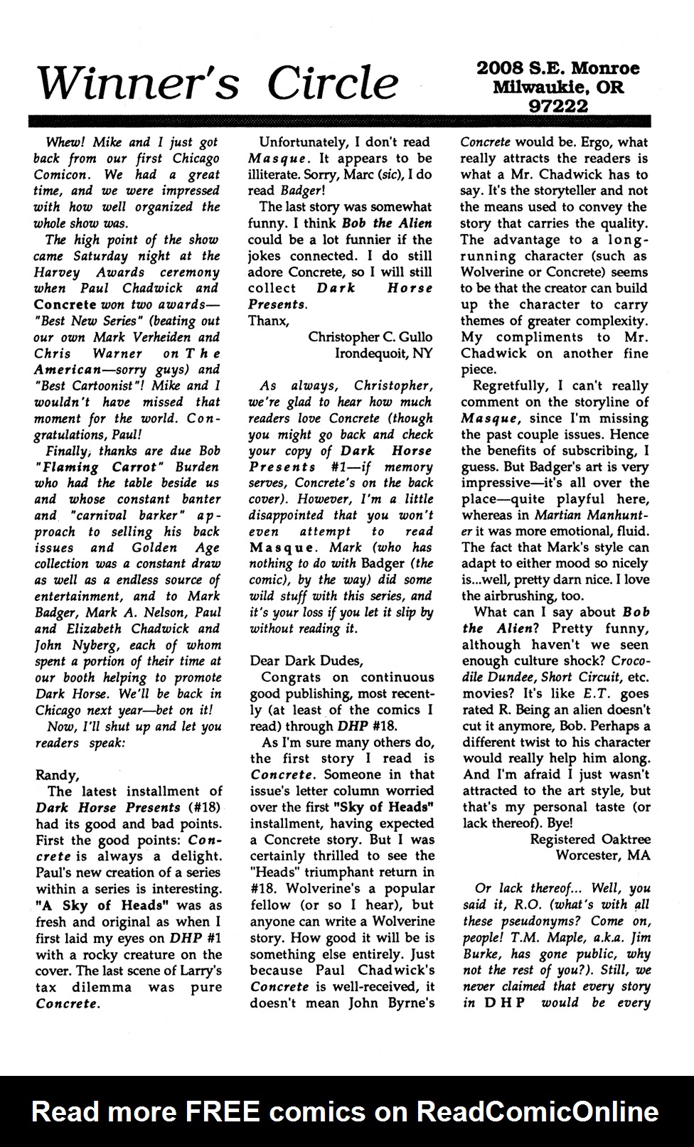 Read online Dark Horse Presents (1986) comic -  Issue #21 - 31