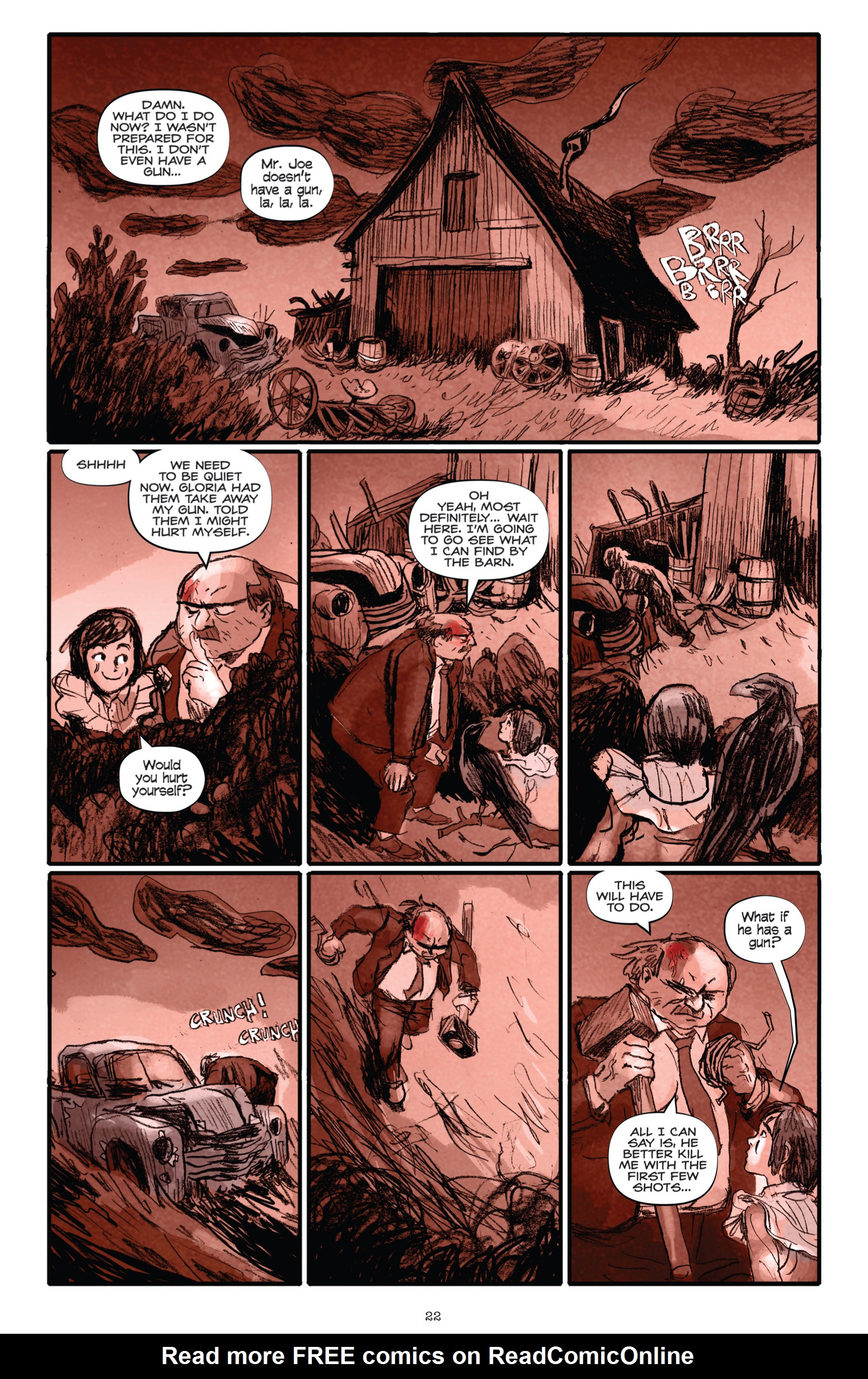 Read online The Crow: Curare comic -  Issue #3 - 24