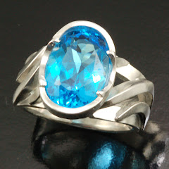 Blue Topaz in Silver