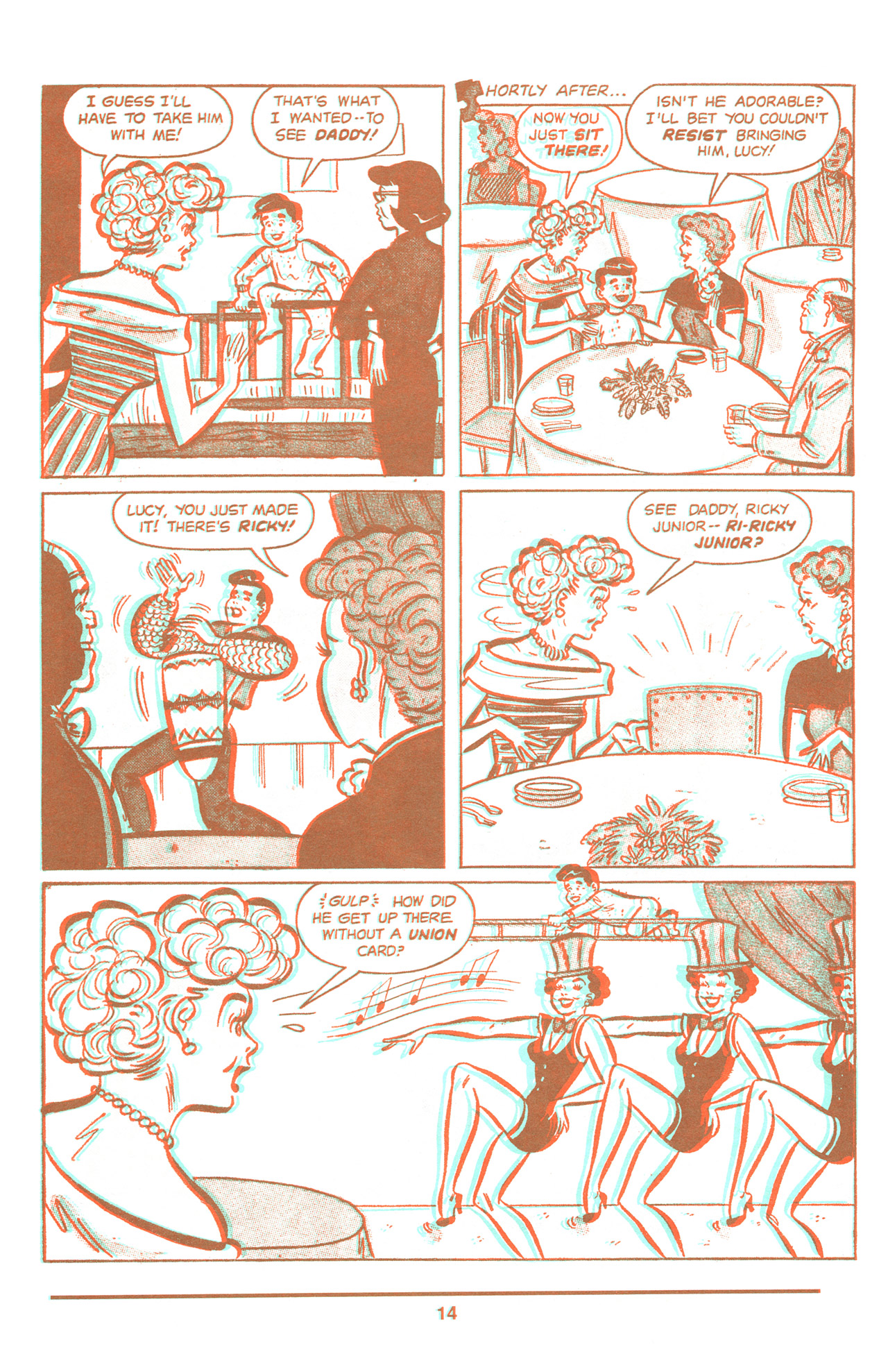 Read online I Love Lucy in 3-D comic -  Issue # Full - 16