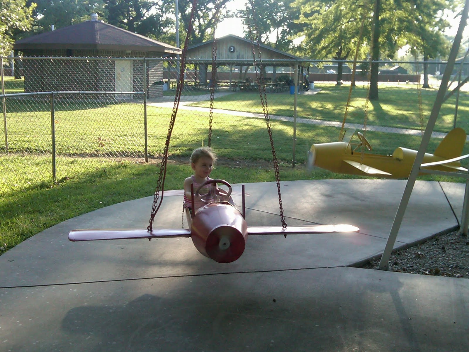 Skint Family Kiddieland in Pittsburg, KS with Grandma Todd