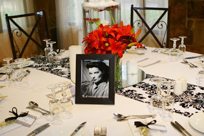 Table Runners Wedding on Nine Years In The Making   Real Wedding  Damask Table Runners