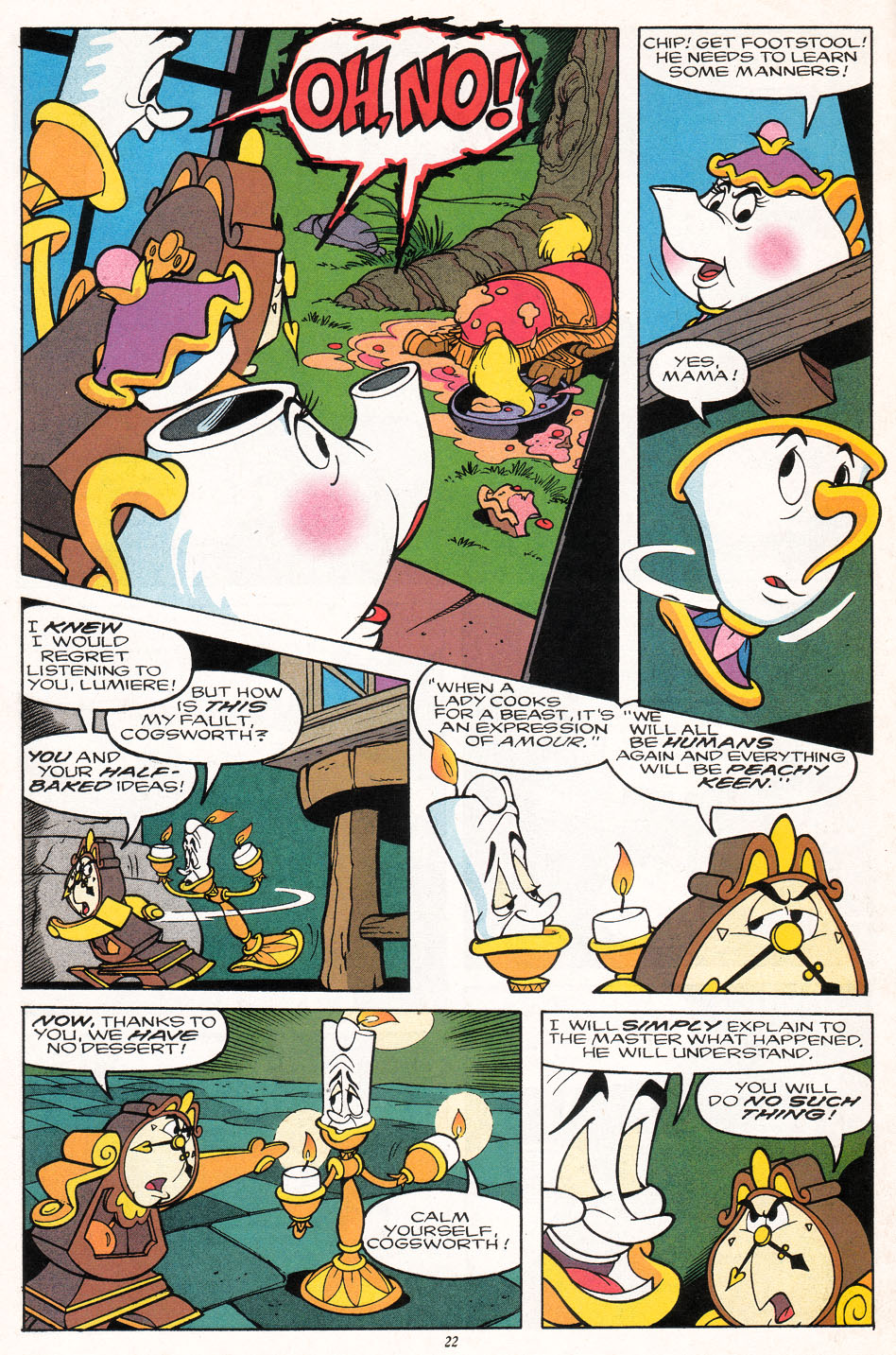 Read online Disney's Beauty and the Beast comic -  Issue #13 - 24