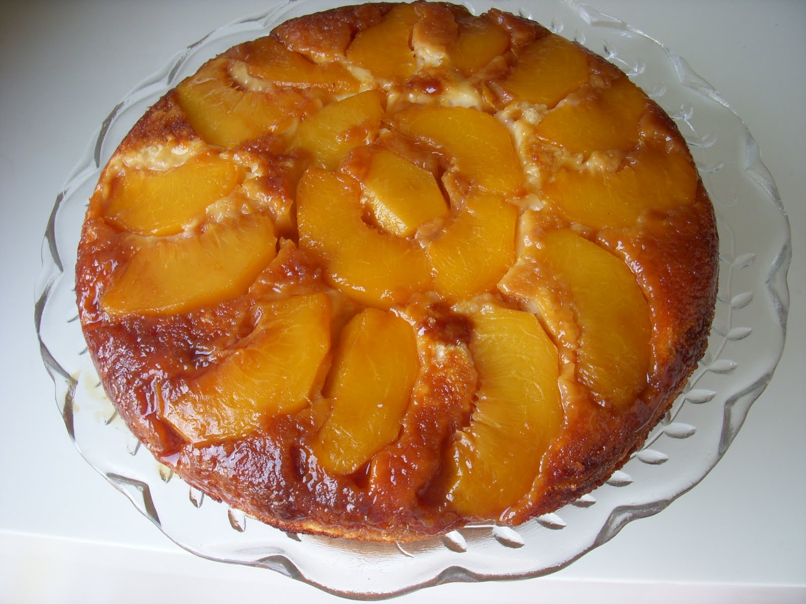 Bir Dut Masalı ŞEFTALİLİ KEK ( PEACH TART TATEN)