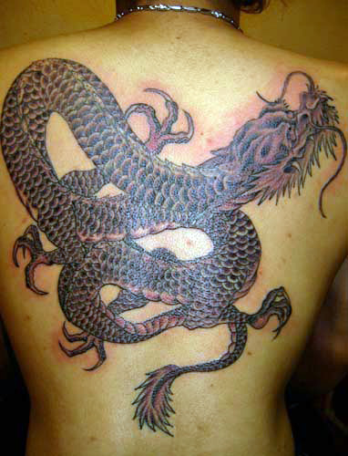 dragon tattoos on ribs. Dragon Tattoos Black.