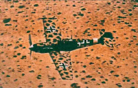 A Nazi Germany Messerschmitt BF-109E-4/Trop from the I/JG 27 over Libya, 1941