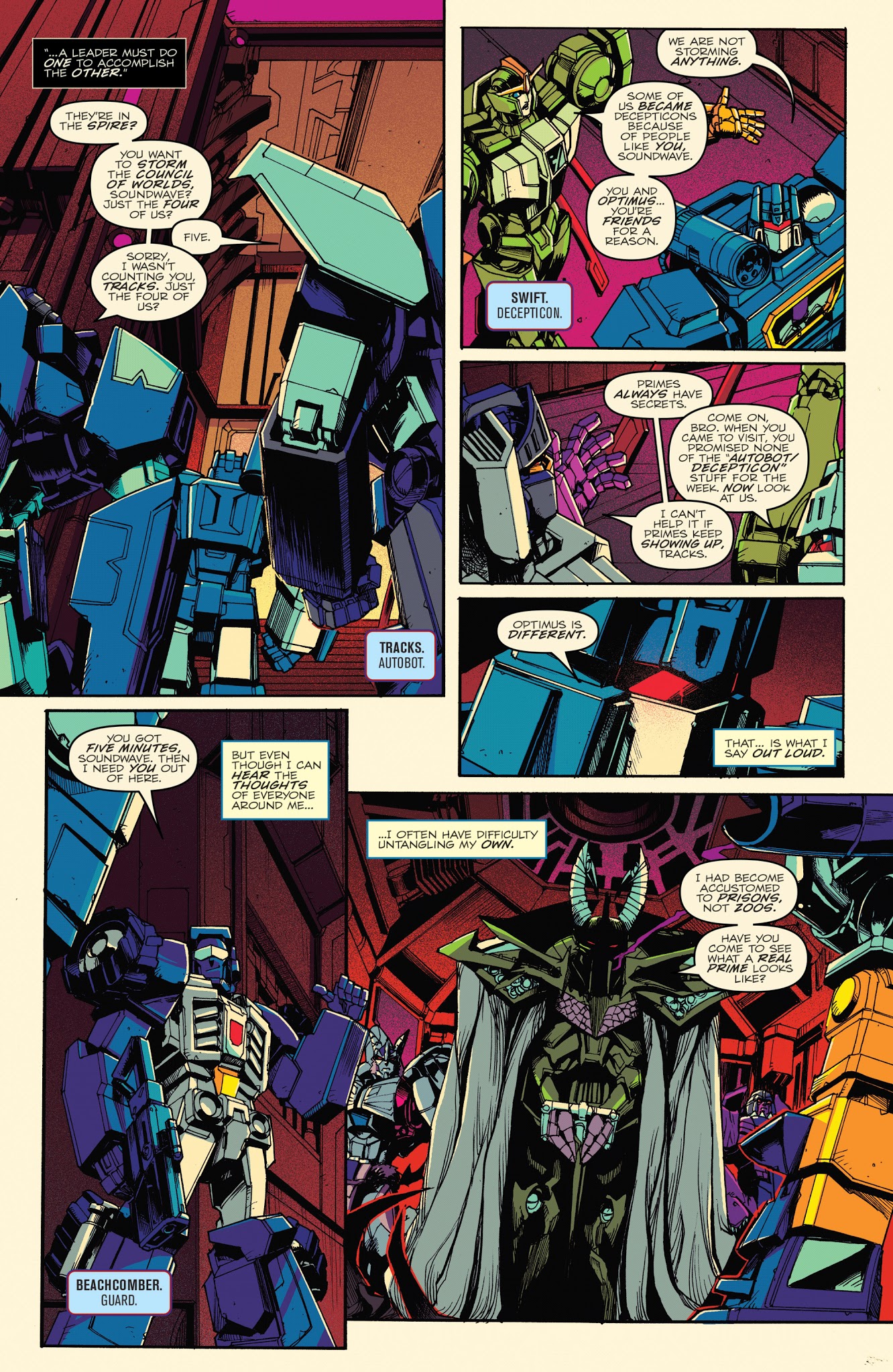 Read online Optimus Prime comic -  Issue #16 - 18