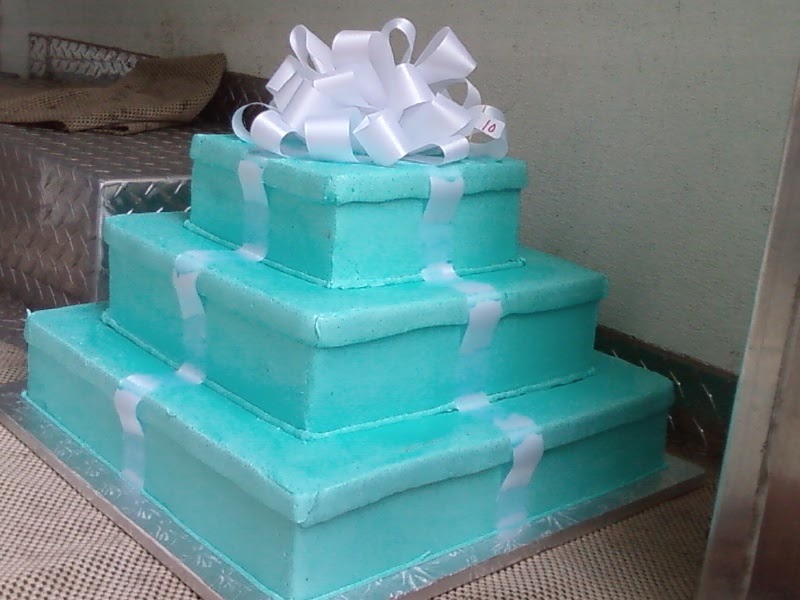 The Wedding Cake Driver Cake of the day Tiffany Blue Box