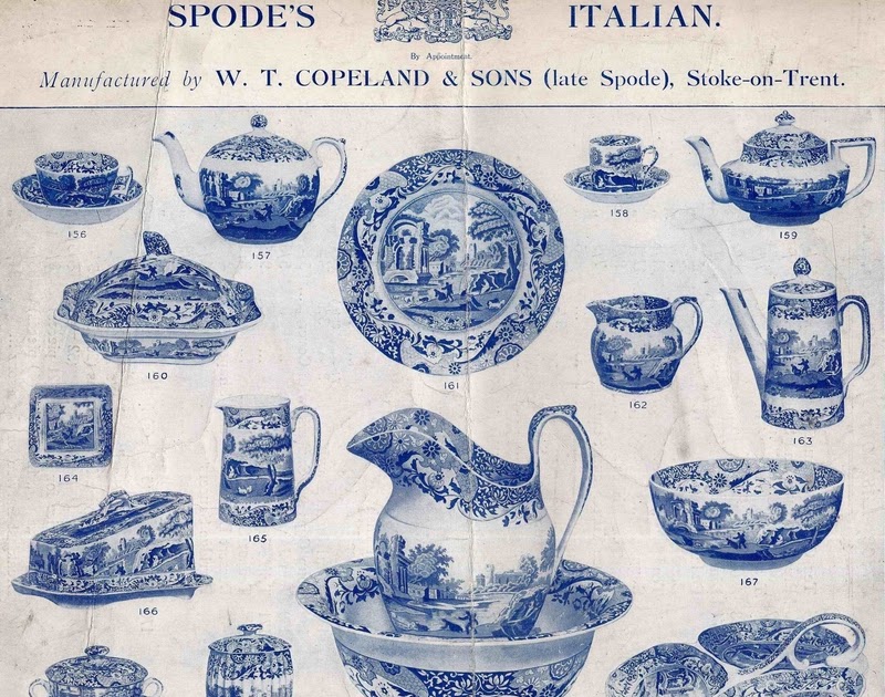 Spode History Spode and Italian Pattern